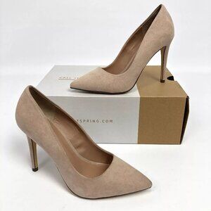 Call It Spring Womens Agrirewiel Pumps Bone Beige 6M